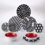 Melamine Assorted Dinner Plates - 6-Piece Set